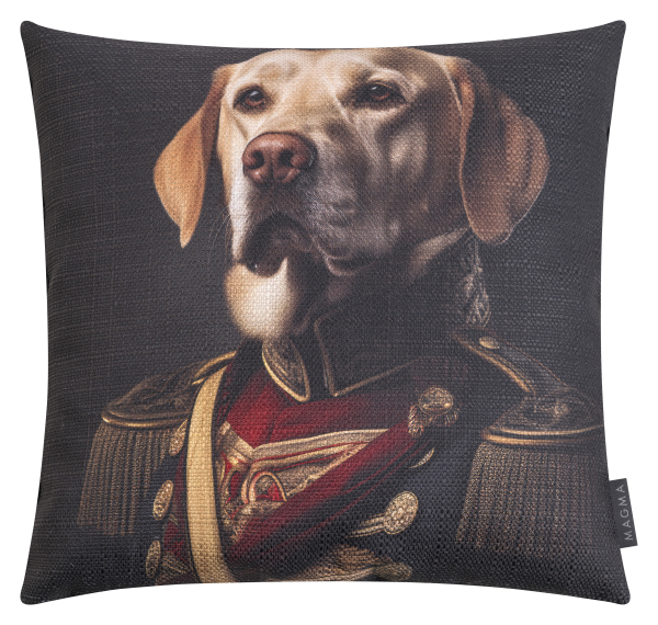 Magma Kissenhülle Snobby 'Hund' 45 x 45 cm Schwarz